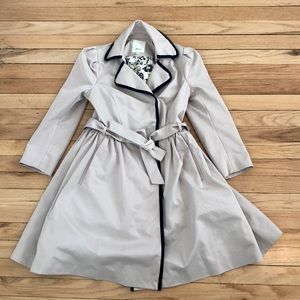 Tan trench by Elevenses from Anthropologie